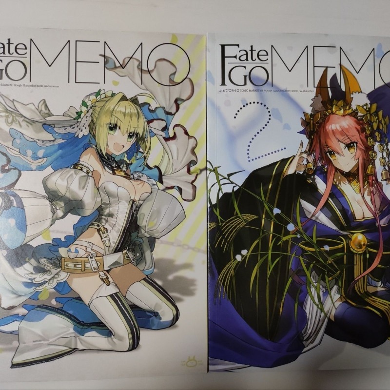 Fate Anime Merchandise - 2 livros Fate GO MEMO 1